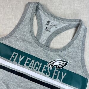 Nike Philadelphia Eagles Tank Top Womens XL Gray Dri-FIT Fly Eagles Racerback